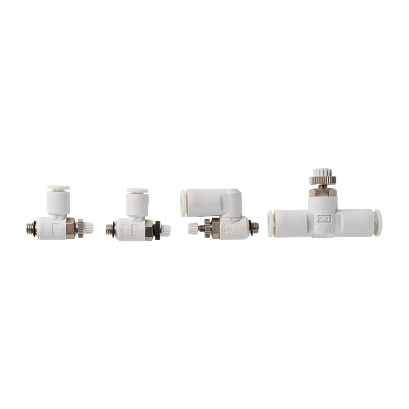 AS Series Speed ​​Control Valve na May Quick Change Connector